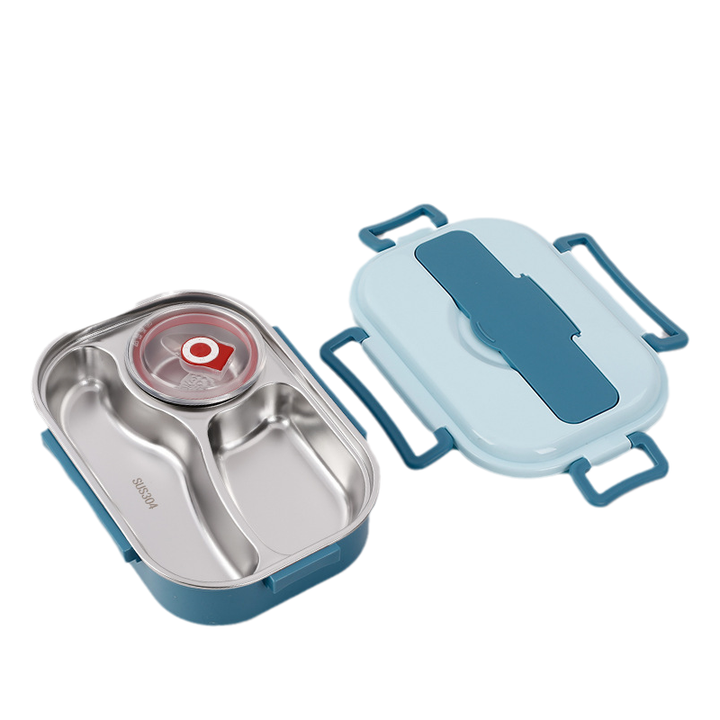 WarmBox - Thermische Bento Lunchbox van Roestvrij Staal met Compartimenten
