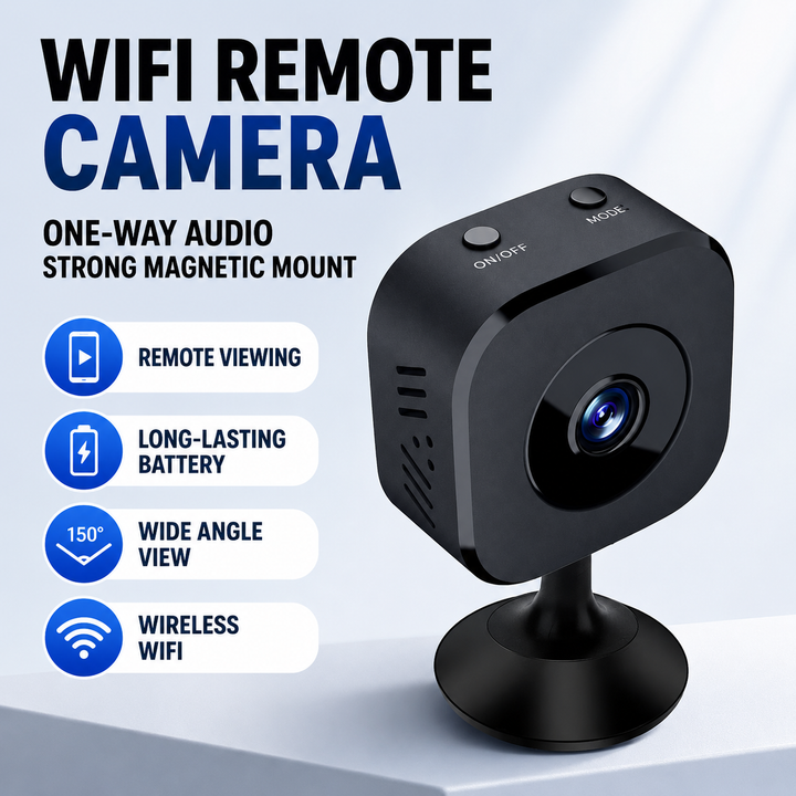 Oplaadbare wifi-minicamera voor bewaking binnenshuis