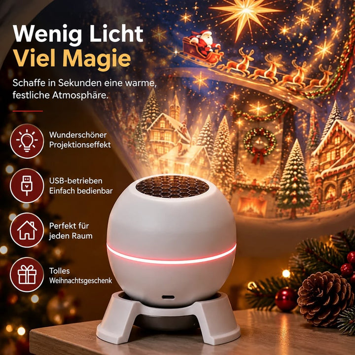 Magische kerstprojector