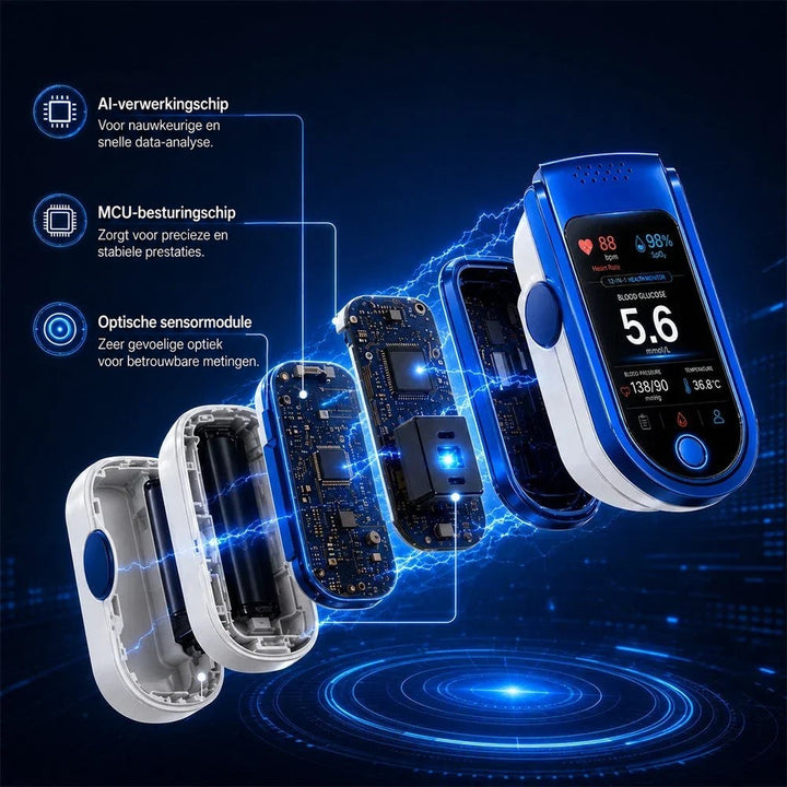 Duidelijke displays voor elke dagelijkse gezondheidscontrole