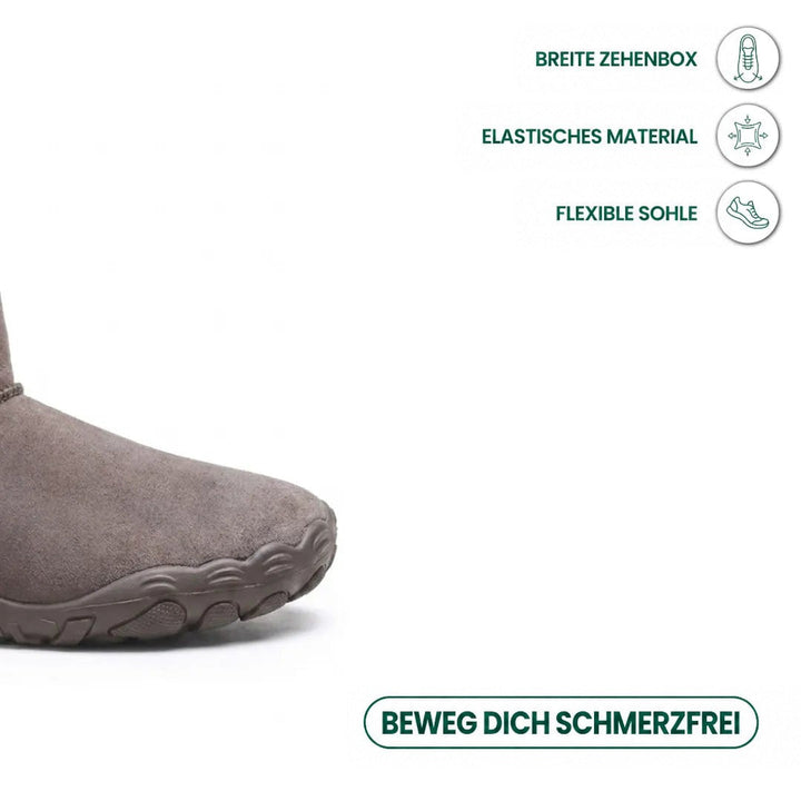 Waterdichte barefootlaarzen met warme voering
