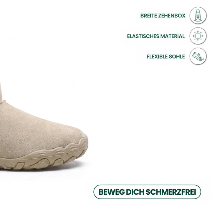 Waterdichte barefootlaarzen met warme voering