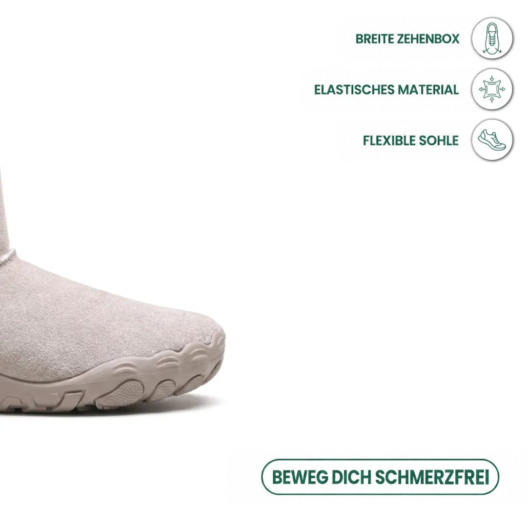 Waterdichte barefootlaarzen met warme voering