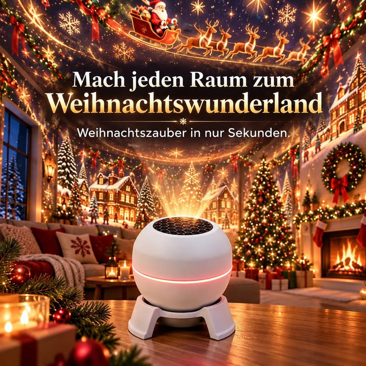 Magische kerstprojector