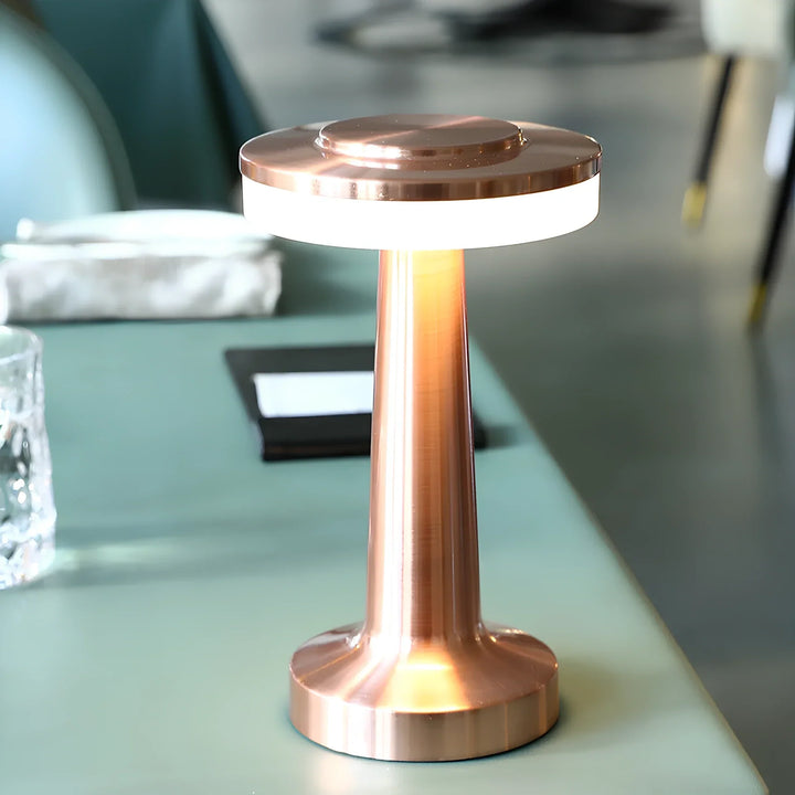 Draagbare dimbare tafellamp, elegant retro ontwerp