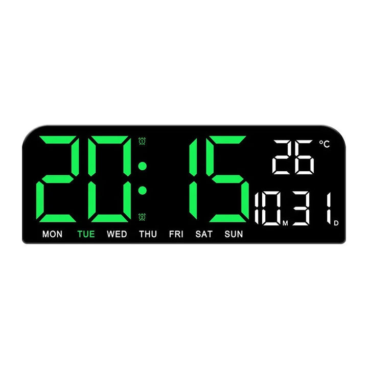 SmartTime - Digitale Wandklok Met Temperatuur, Datum en Alarmfunctie