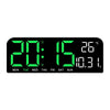 SmartTime - Digitale Wandklok Met Temperatuur, Datum en Alarmfunctie