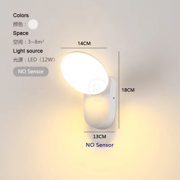 Slimme LED-wandlamp met Bewegingssensor
