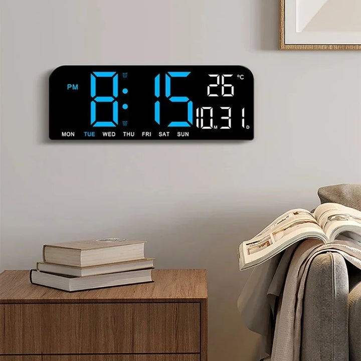 SmartTime - Digitale Wandklok Met Temperatuur, Datum en Alarmfunctie
