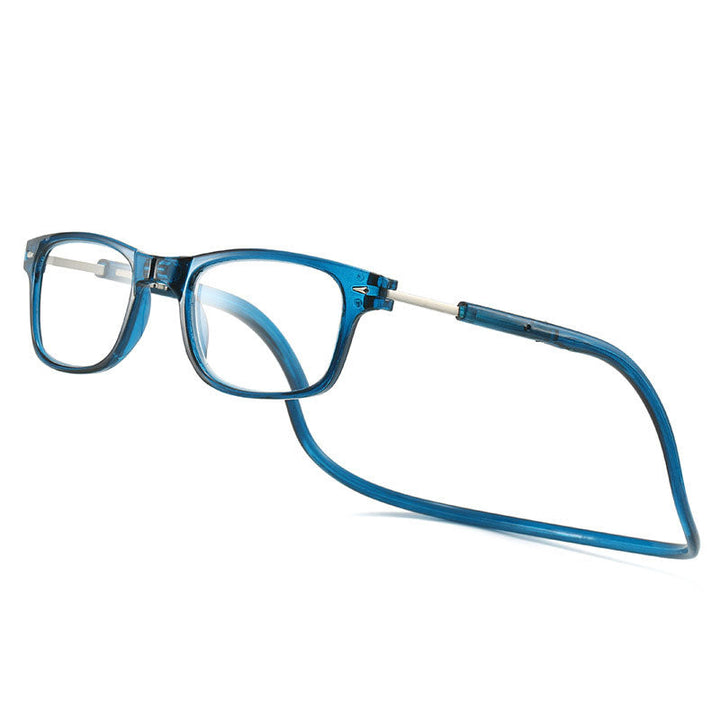 Leesbril met magnetische nekophanging en blauwlichtfilter met anti-verliesontwerp