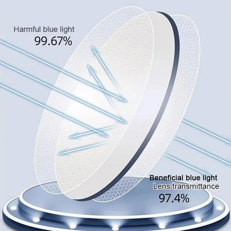 Leesbril met magnetische nekophanging en blauwlichtfilter met anti-verliesontwerp