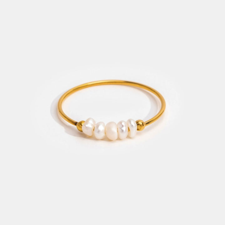 Verfijnde zoetwaterparel ring