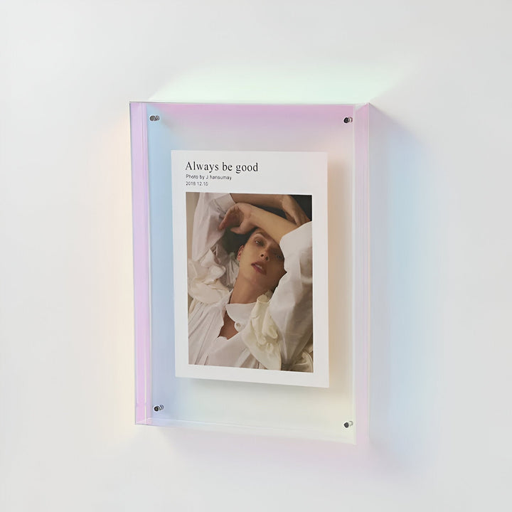 Moderne transparante displaylijst fotolijst voor in huis