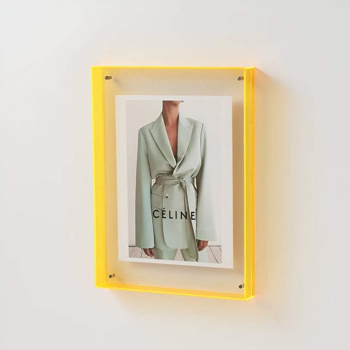 Moderne transparante displaylijst fotolijst voor in huis