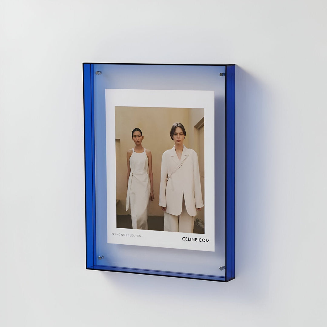 Moderne transparante displaylijst fotolijst voor in huis