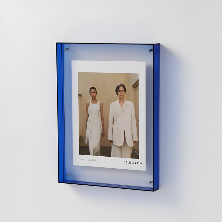 Moderne transparante displaylijst fotolijst voor in huis