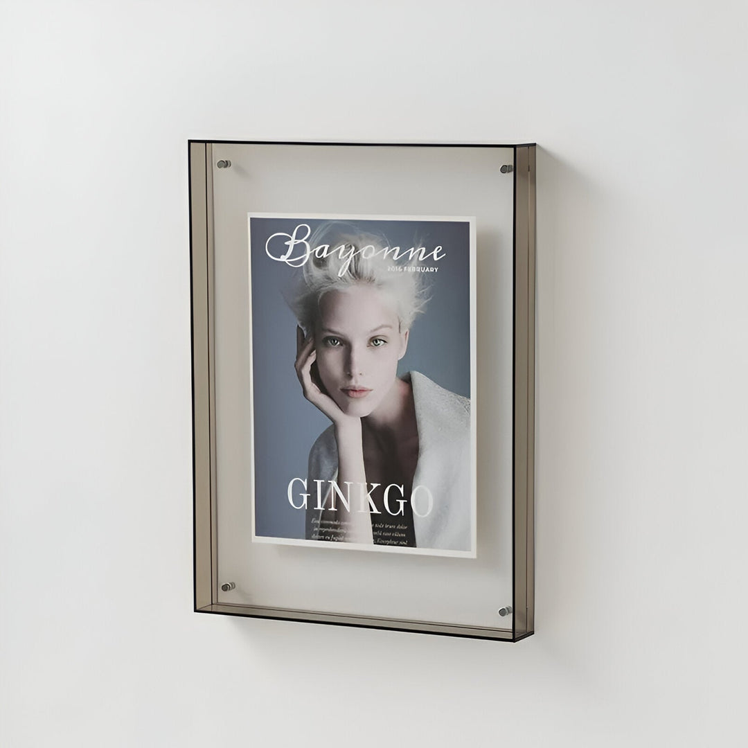 Moderne transparante displaylijst fotolijst voor in huis
