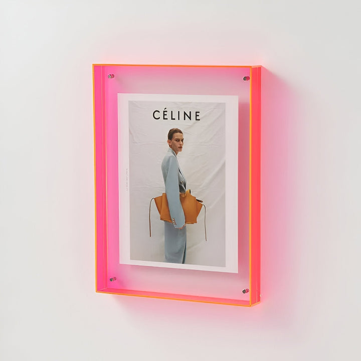 Moderne transparante displaylijst fotolijst voor in huis