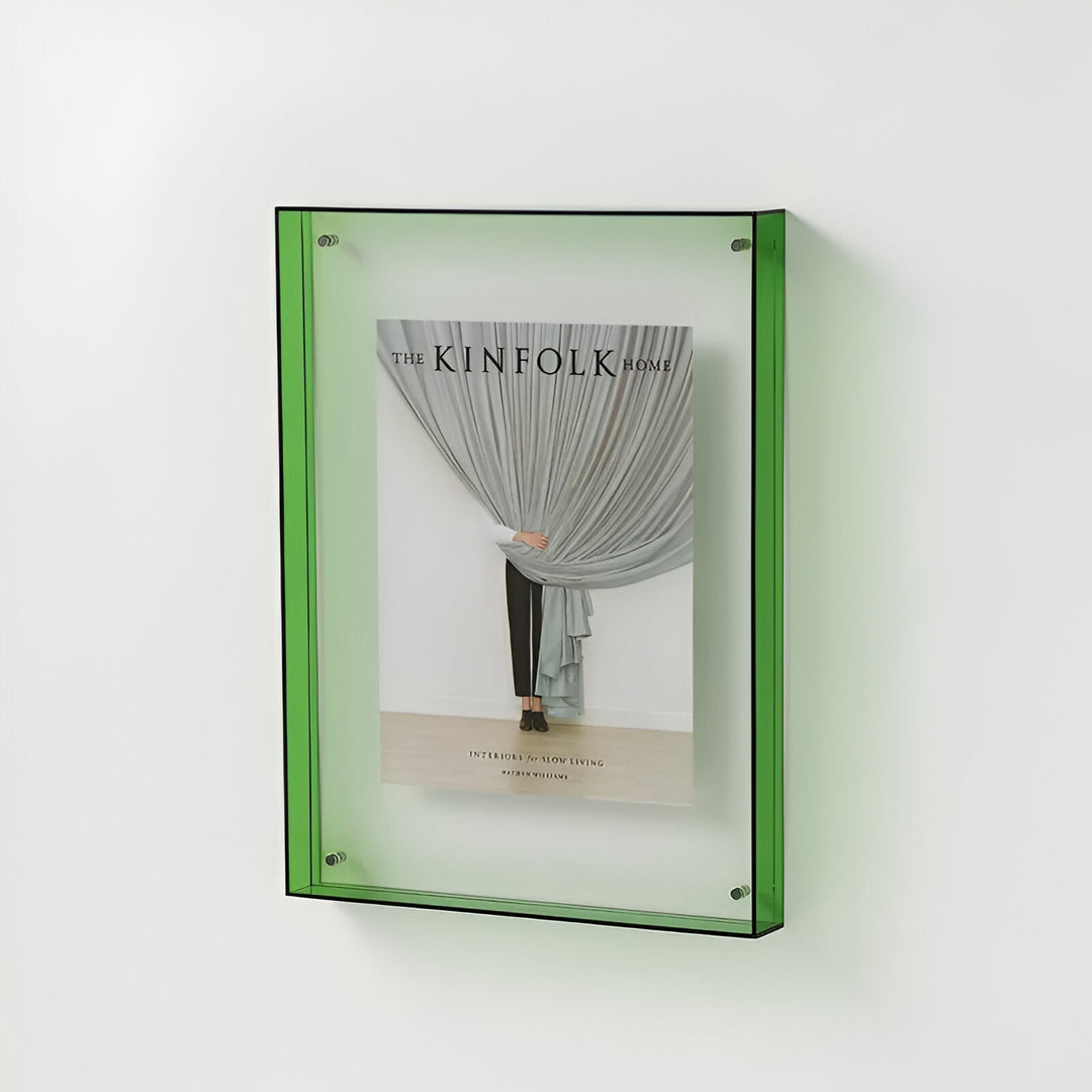 Moderne transparante displaylijst fotolijst voor in huis