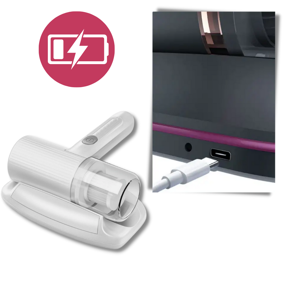 Draagbare UV-C-stofzuiger voor matras & stoffering