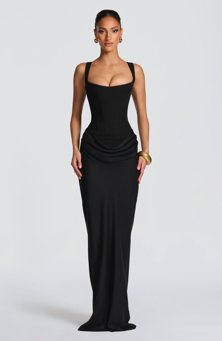 Indy bodycon maxi-jurk