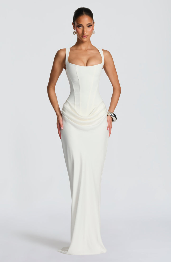 Indy bodycon maxi-jurk