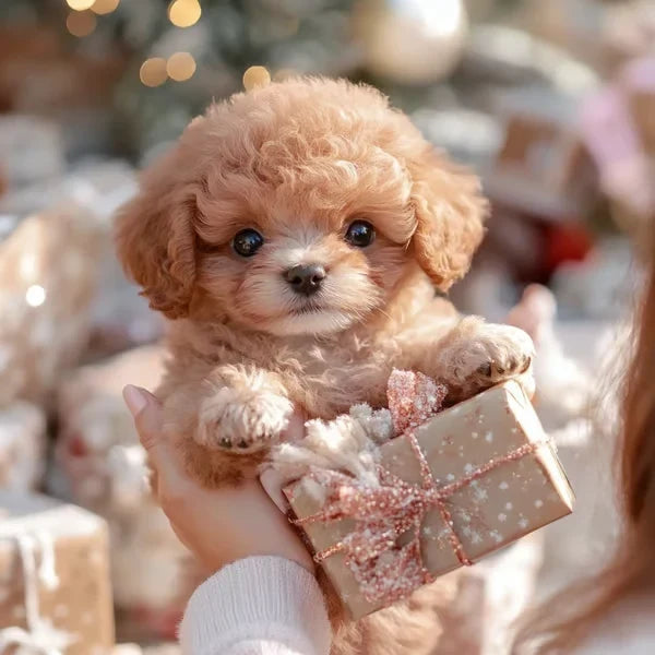 Levensechte robotachtige pluchen puppy-metgezel die loopt, blaft en zit