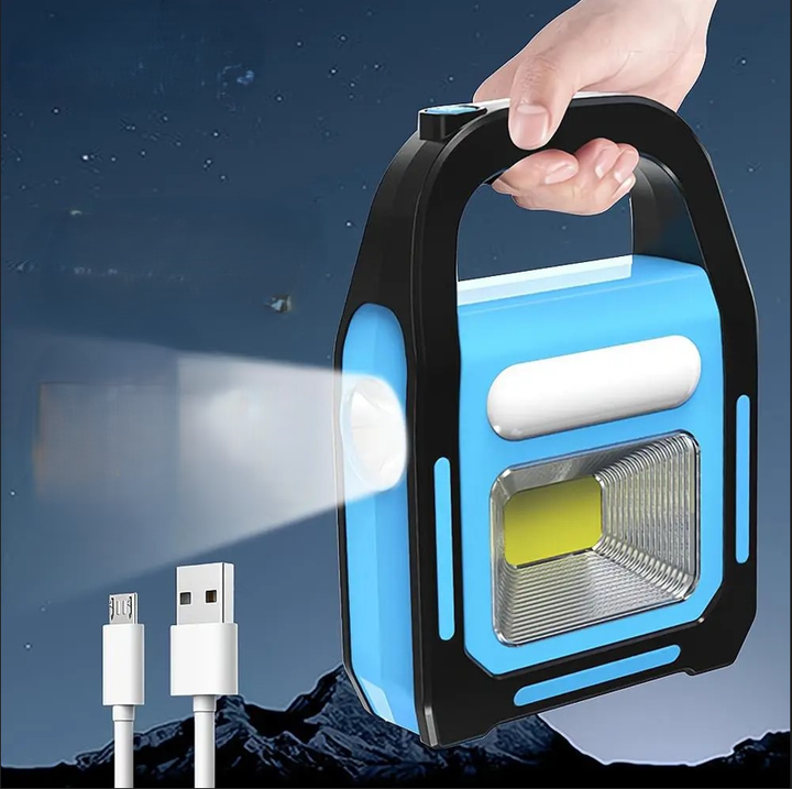 BrightCharge - Solar USB Campinglamp & Powerbank - LED Licht voor Buiten