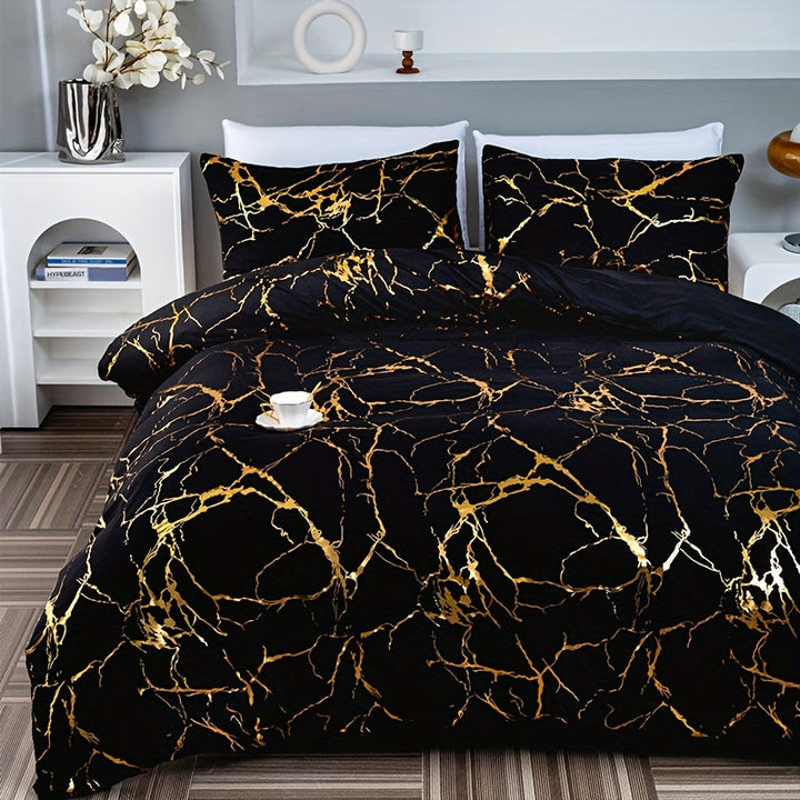 Elegante dekbedovertrekset voor slaapkamerdecor