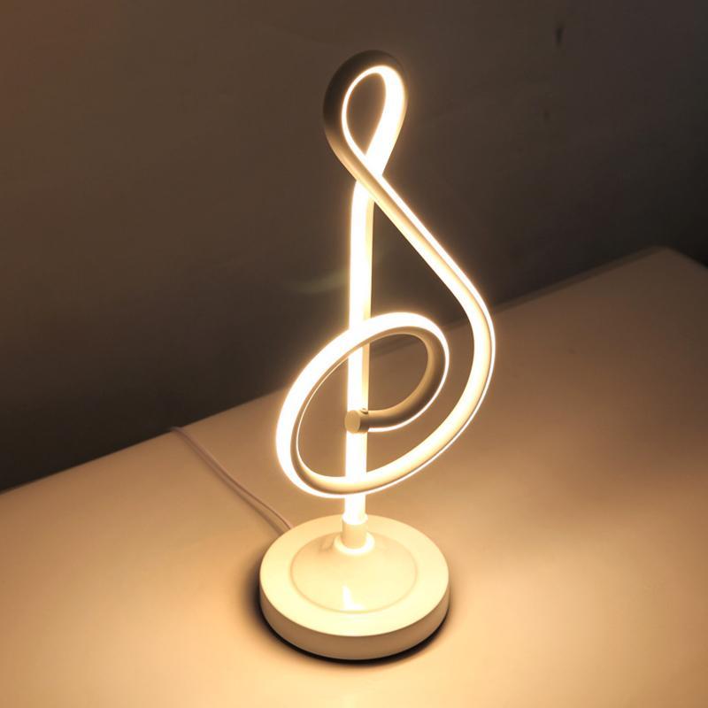 LumiNote - Handgemaakte Muzikale LED Lamp met Elegant Design & Verstelbaar Licht