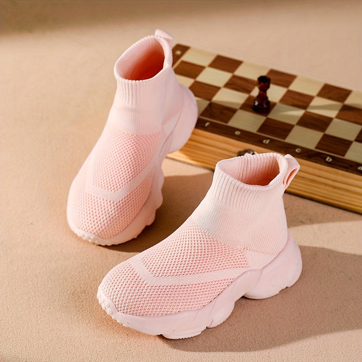 Jongens meisjes sok schoenen geweven ademend schoenen - Lucky