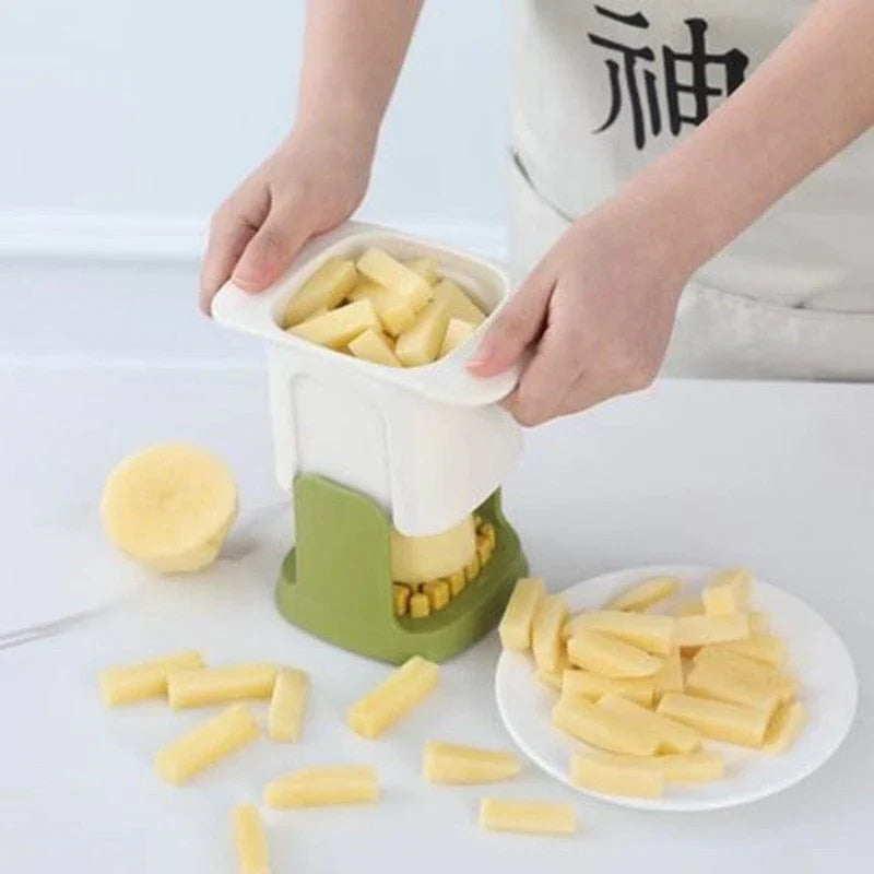 SliceKing - 2-in-1 Groentesnijder & Hakmachine voor Snel en Eenvoudig Snijden