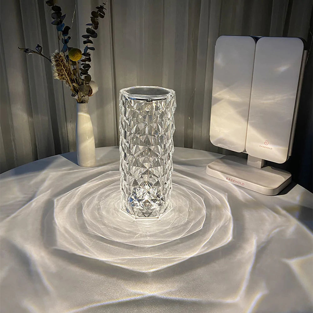 GlowLux - Draadloze LED Tafellamp met Oplaadbare Batterij en 16 Kleuren