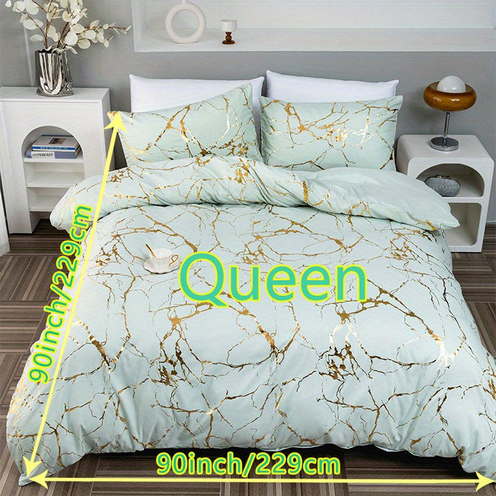 Elegante dekbedovertrekset voor slaapkamerdecor