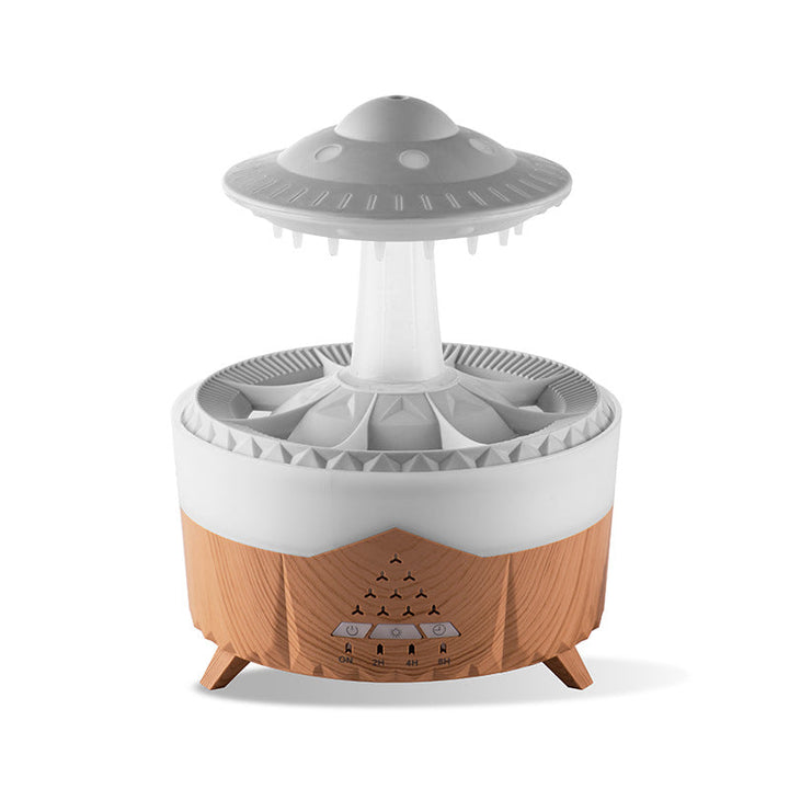 Regenwolk diffuser met afstandsbediening, 350 ml en tot 10 uur regen