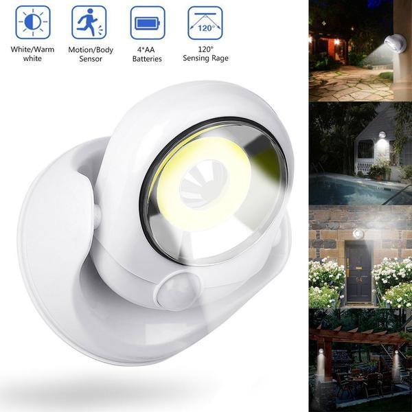 BrightBeam - Draadloze LED Lamp Met Bewegingssensor | 450 Lumen | Waterproof