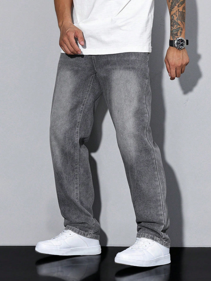 Casual herenjeans met rechte pijp – Mailand