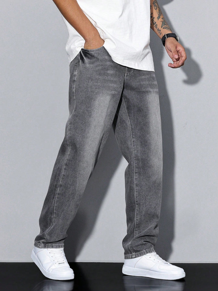 Casual herenjeans met rechte pijp – Mailand