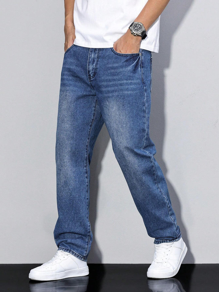 Casual herenjeans met rechte pijp – Mailand