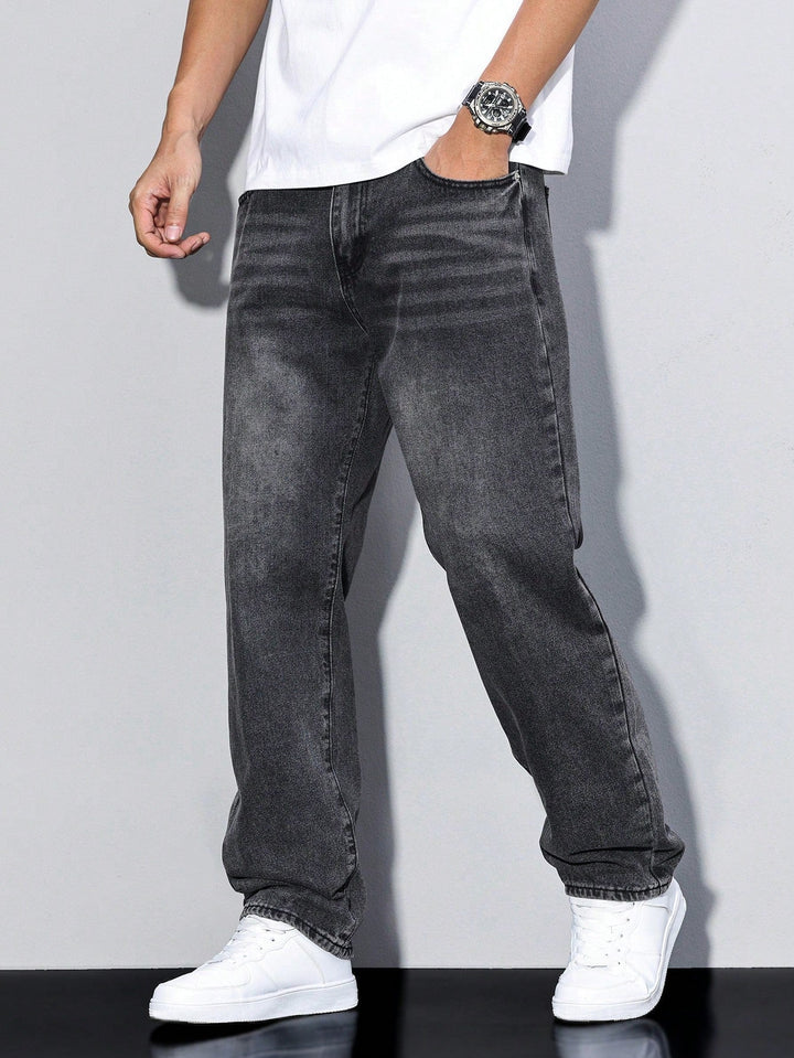 Casual herenjeans met rechte pijp – Mailand