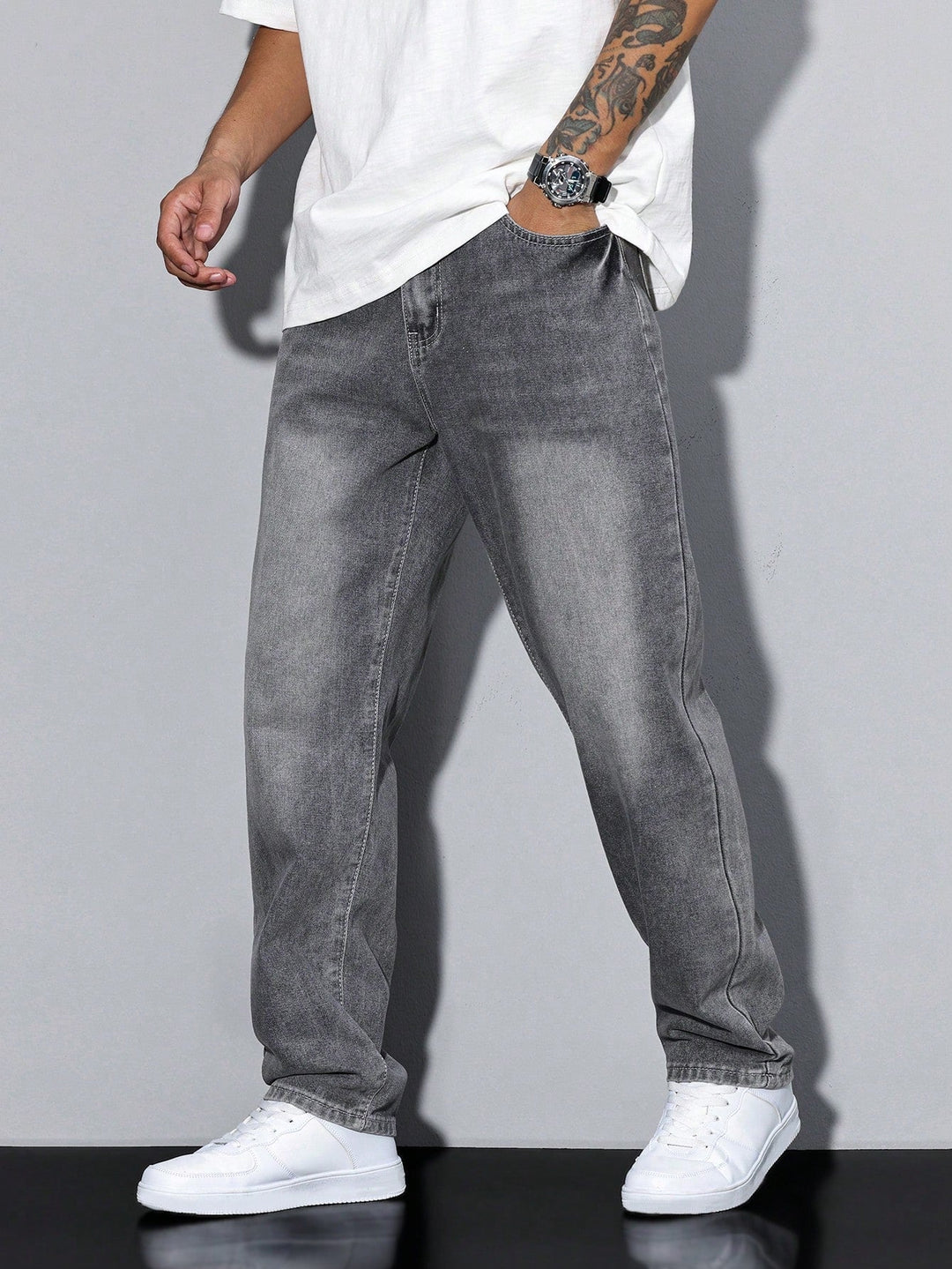 Casual herenjeans met rechte pijp – Mailand