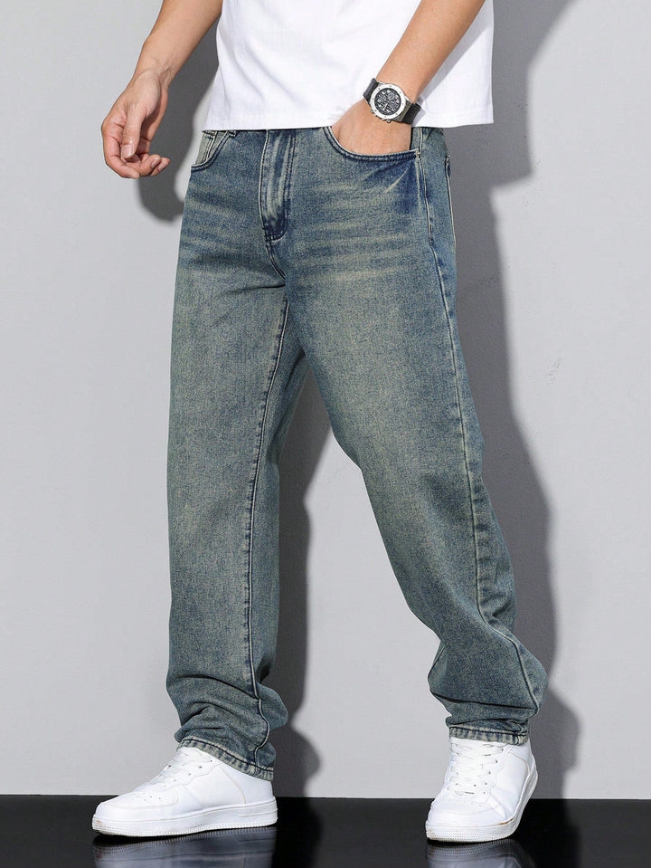 Casual herenjeans met rechte pijp – Mailand