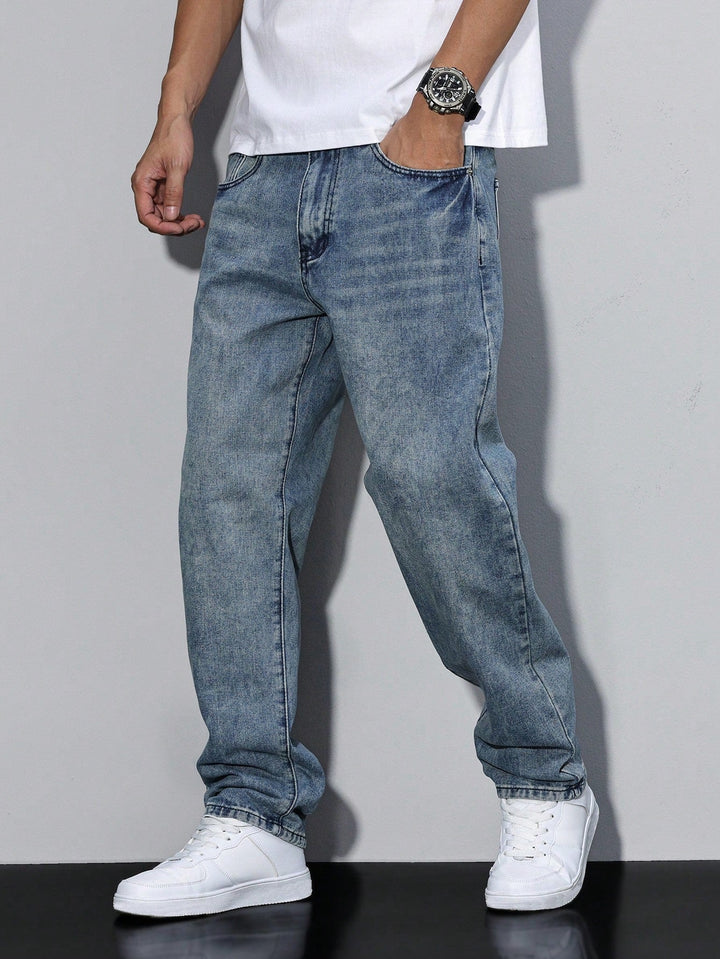 Casual herenjeans met rechte pijp – Mailand