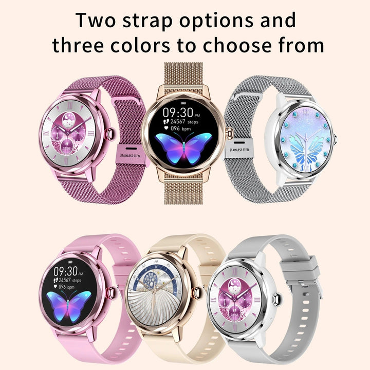 Smartwatch Dames Smart Gold – Luxe Sporthorloge in Roestvrij Staal