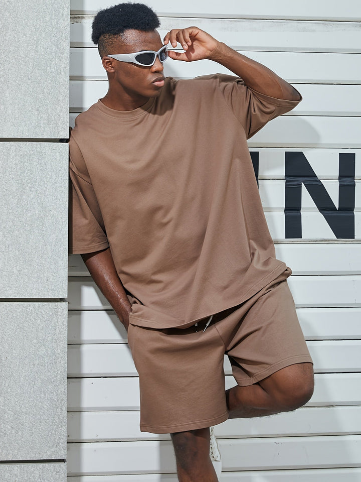 Casual en Relaxte Katoenen Set – Licht en Comfortabel