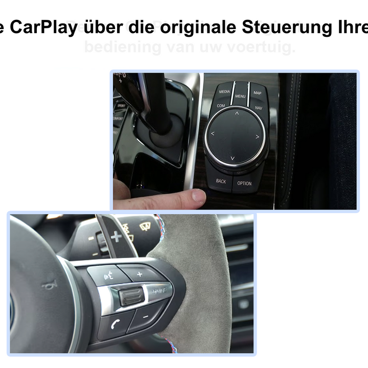 BMW | Draadloos CarPlay & Android Auto Module | Plug & Play