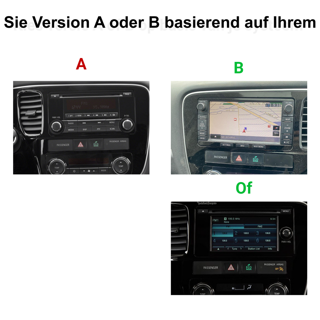 Mitsubishi outlander | Carplay & Android Auto | 2012 - 2018