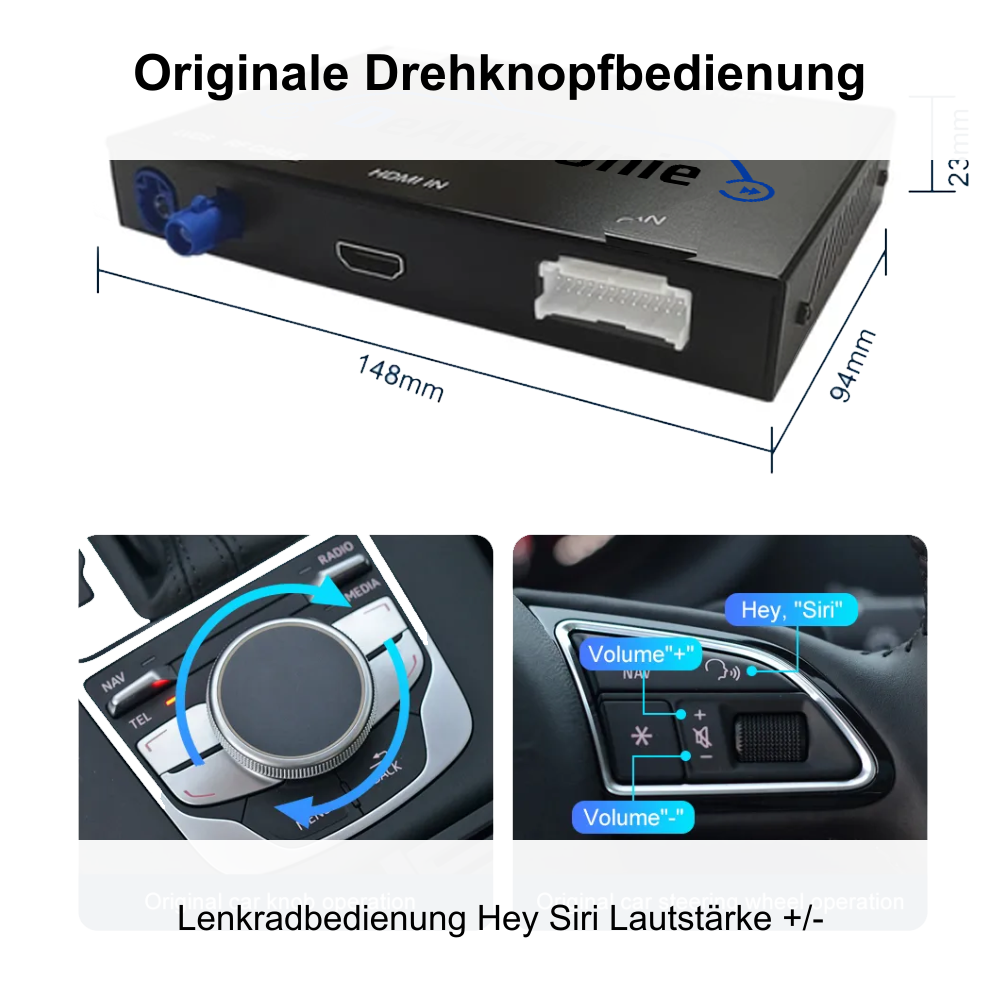 Carplay & Android auto | Module Audi 2013 t/m 2018 | Draadloos