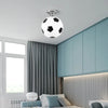 Speelse voetbal-plafondlamp – GoalBright
