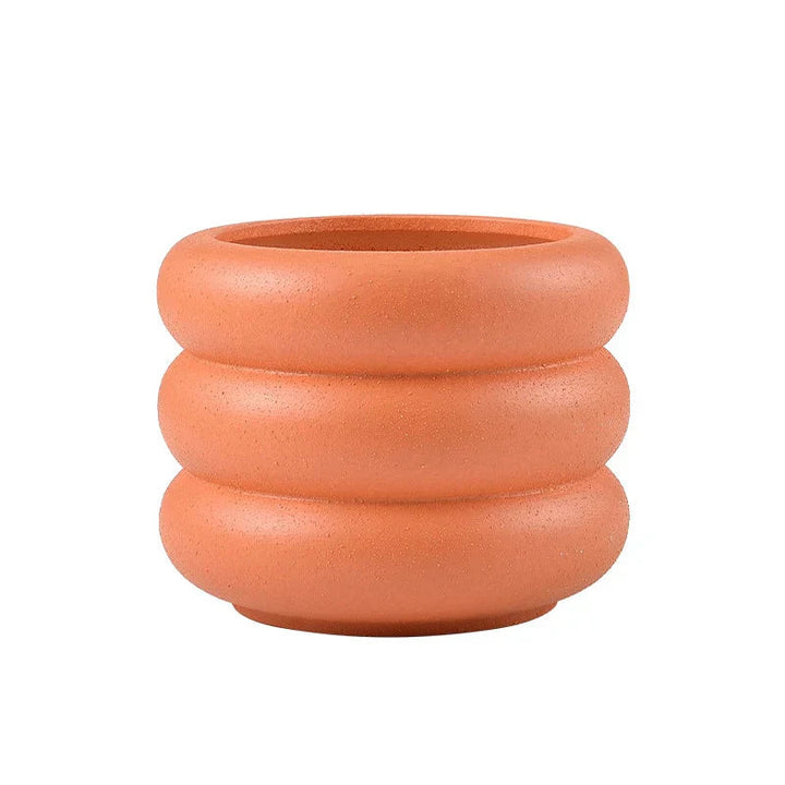 BubbleNest - Moderne Keramische Succulenten Pot met Speels Bubbel Design